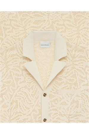 Off White Cotton Short-Sleeved Shirt DROLE DE MONSIEUR | KCA174CO293OW